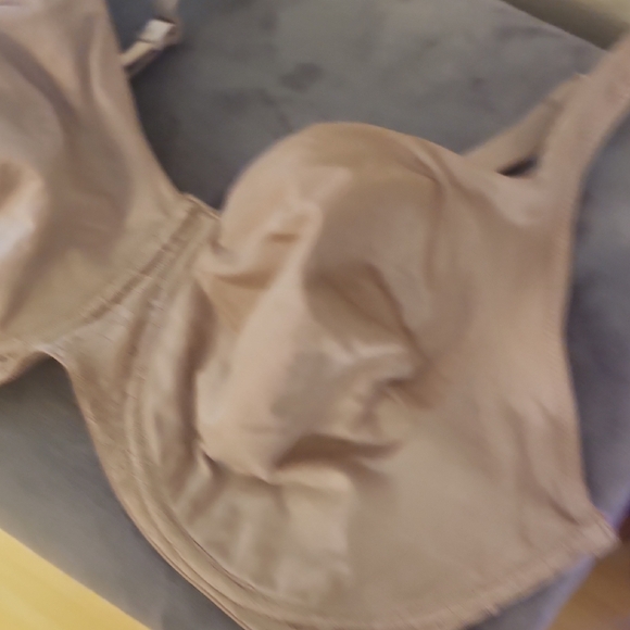Ellen Tracy Tan Full-Coverage Bra with Adjustable Straps - Picture 3 of 5